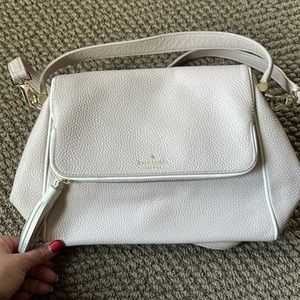 Kate Spade cream colored crossbody purse,
